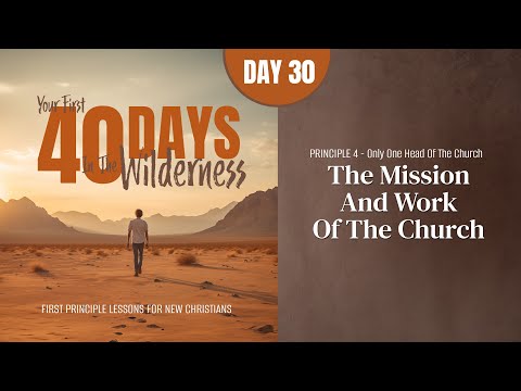 Featured image for “Day 30: The Mission and Work of the Church | Your First Forty Days in the Wilderness”