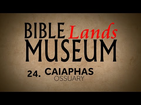 Featured image for “24. Caiaphas Ossuary | Bible Lands Museum”