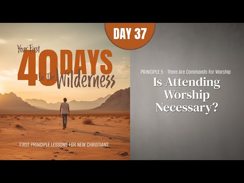 Featured image for “Day 37: Is Attending Worship Necessary? | Your First Forty Days in the Wilderness”