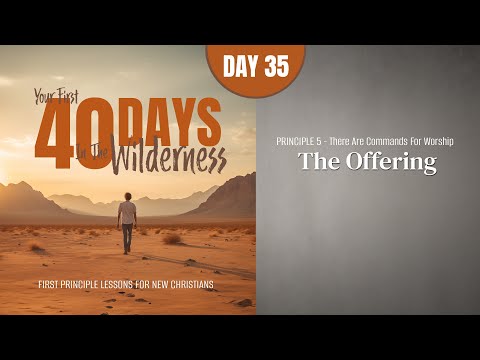 Featured image for “Day 35: The Offering | Your First Forty Days in the Wilderness”