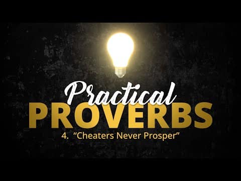 Featured image for “4. “Cheaters Never Prosper” | Practical Proverbs”